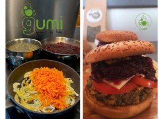 Burger veggie de chez Gumi